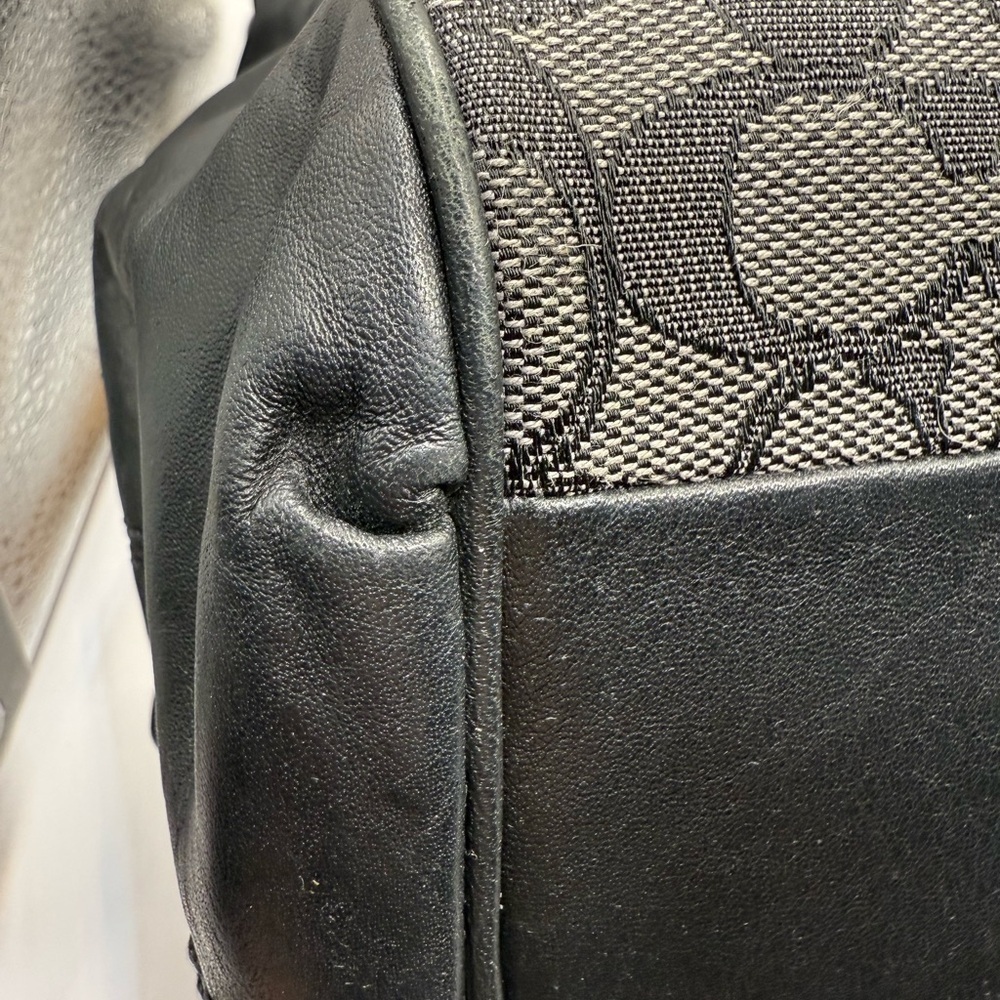 Coach Black Lexi Shoulder Bag with Monogram Pattern - Picture 10 of 13